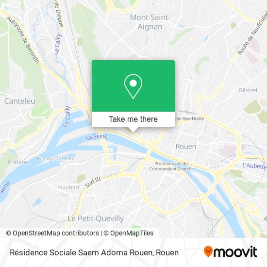Résidence Sociale Saem Adoma Rouen map