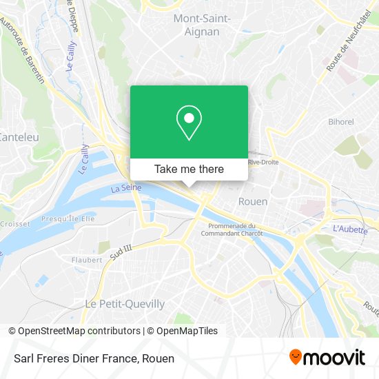 Mapa Sarl Freres Diner France