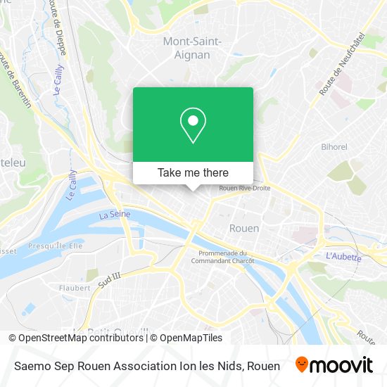 Saemo Sep Rouen Association Ion les Nids map