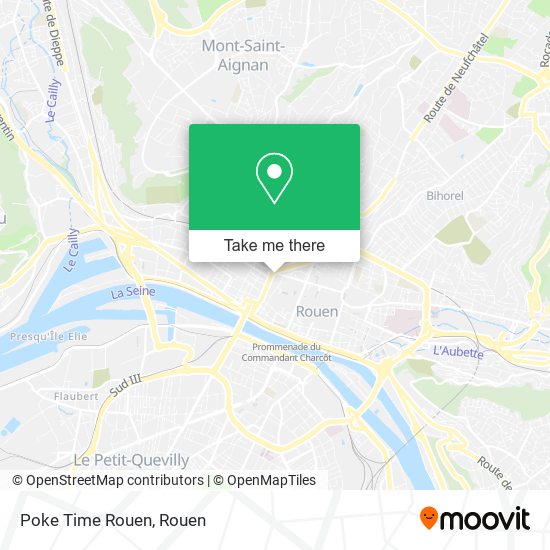 Poke Time Rouen map