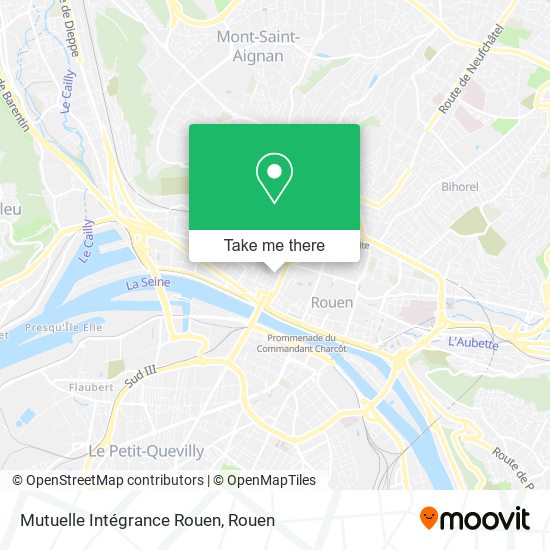 Mutuelle Intégrance Rouen map