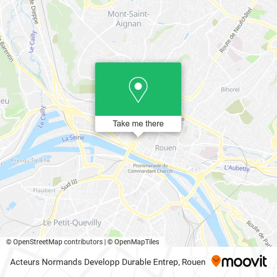 Acteurs Normands Developp Durable Entrep map