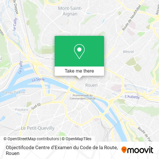 Objectifcode Centre d'Examen du Code de la Route map