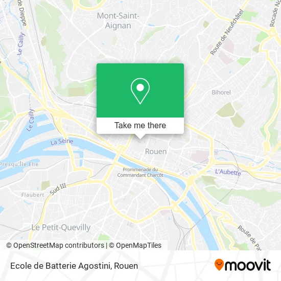 Ecole de Batterie Agostini map