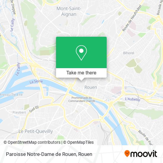 Paroisse Notre-Dame de Rouen map