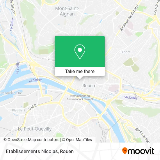 Etablissements Nicolas map