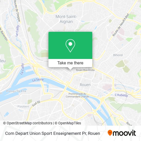 Com Depart Union Sport Enseignement Pr map