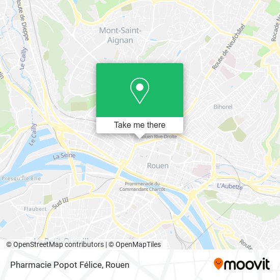 Pharmacie Popot Félice map