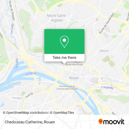 Chedozeau Catherine map