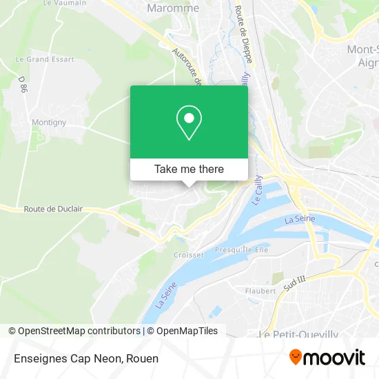 Enseignes Cap Neon map