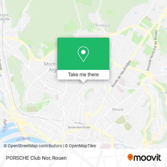 PORSCHE Club Nor map