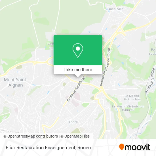 Elior Restauration Enseignement map