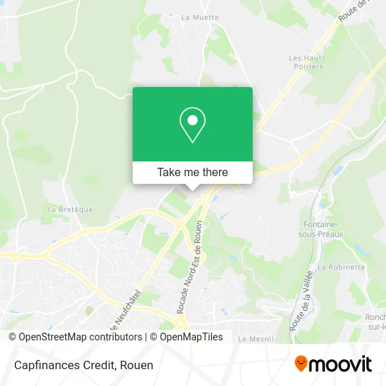 Capfinances Credit map