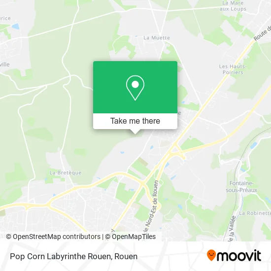 Pop Corn Labyrinthe Rouen map