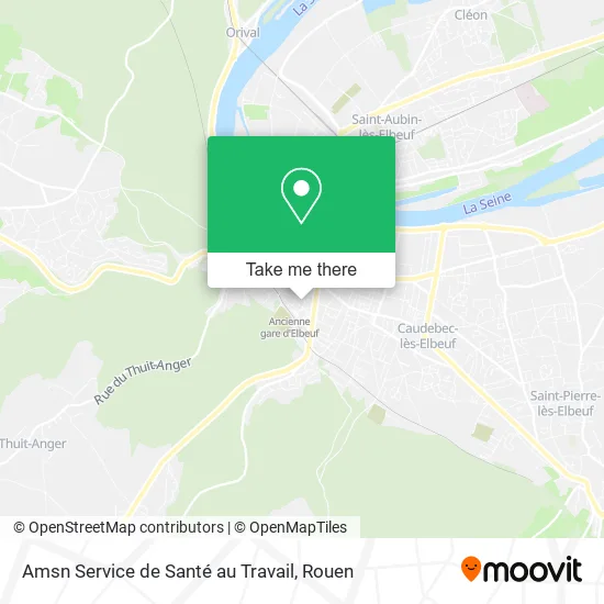 Amsn Service de Santé au Travail map