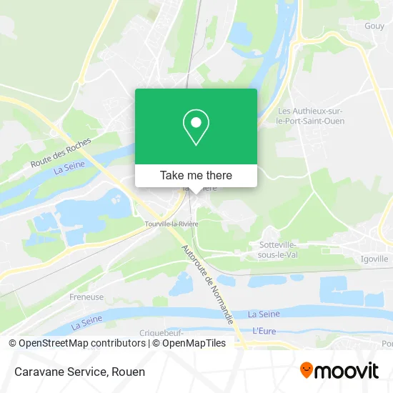 Caravane Service map