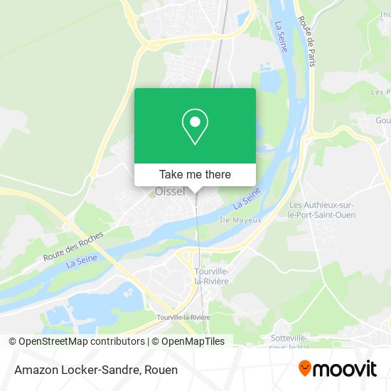 Amazon Locker-Sandre map