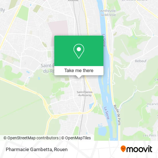 Pharmacie Gambetta map