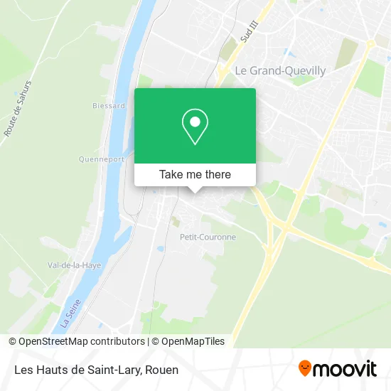 Les Hauts de Saint-Lary map