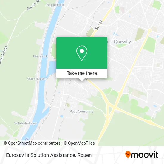 Eurosav la Solution Assistance map
