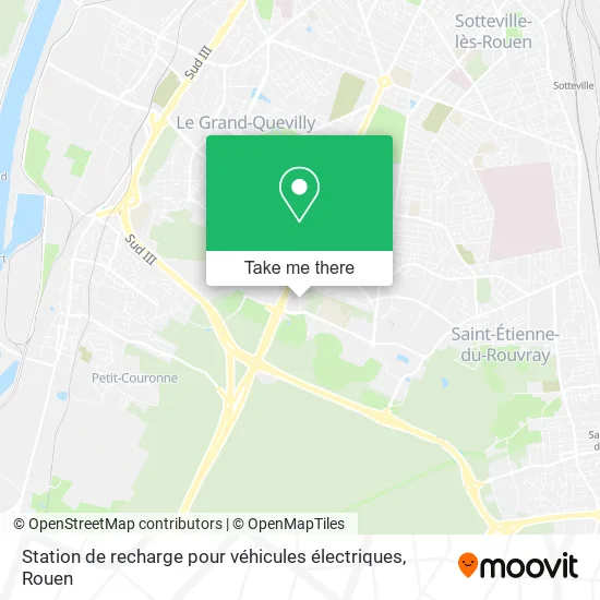Station de recharge pour véhicules électriques map