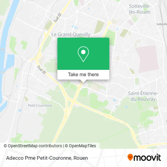 Adecco Pme Petit-Couronne map