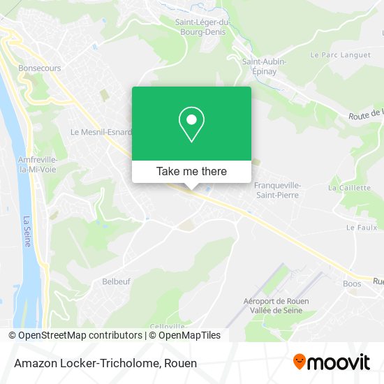 Mapa Amazon Locker-Tricholome