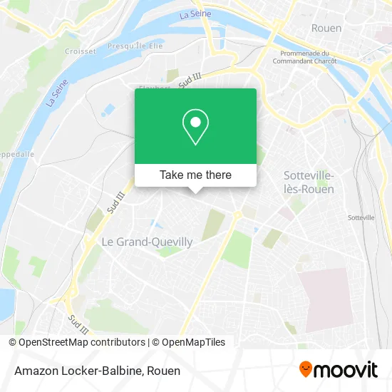 Amazon Locker-Balbine map