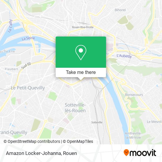 Amazon Locker-Johanna map