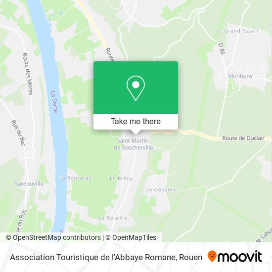 Association Touristique de l'Abbaye Romane map