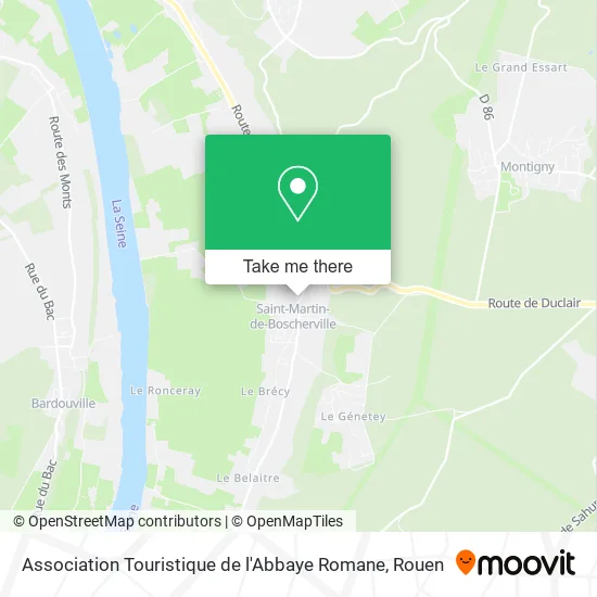 Association Touristique de l'Abbaye Romane map