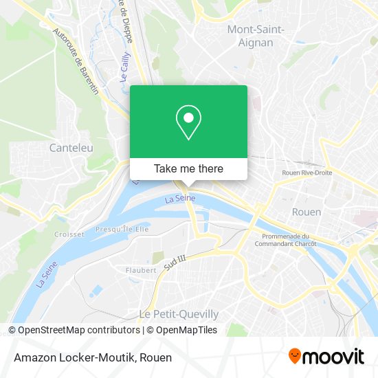 Amazon Locker-Moutik map