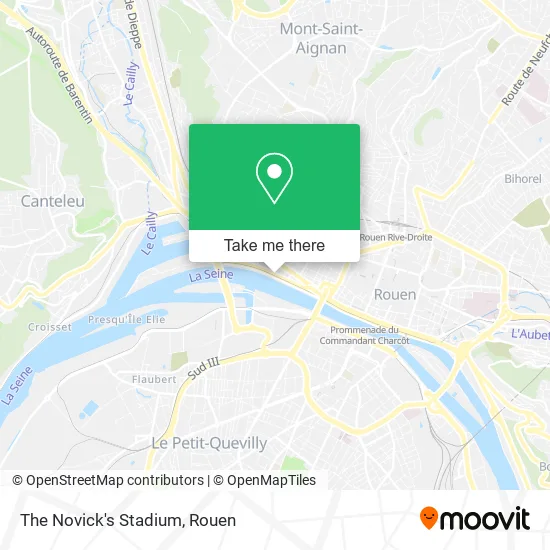The Novick's Stadium map