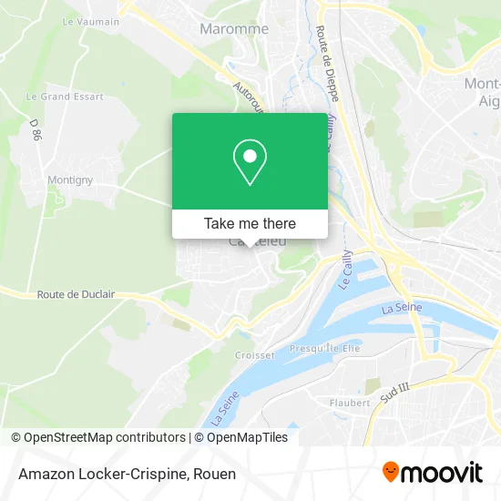 Amazon Locker-Crispine map