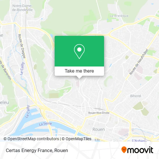 Certas Energy France map