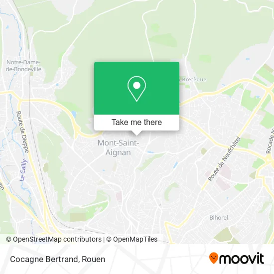 Cocagne Bertrand map