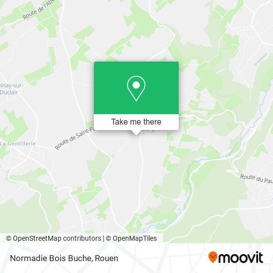 Normadie Bois Buche map