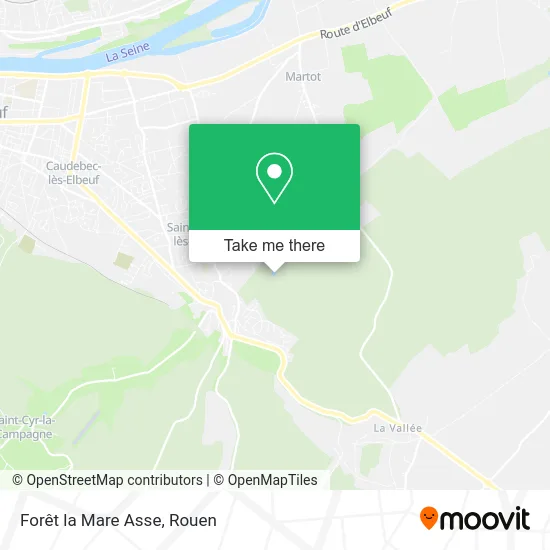 Forêt la Mare Asse map