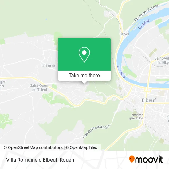 Villa Romaine d'Elbeuf map