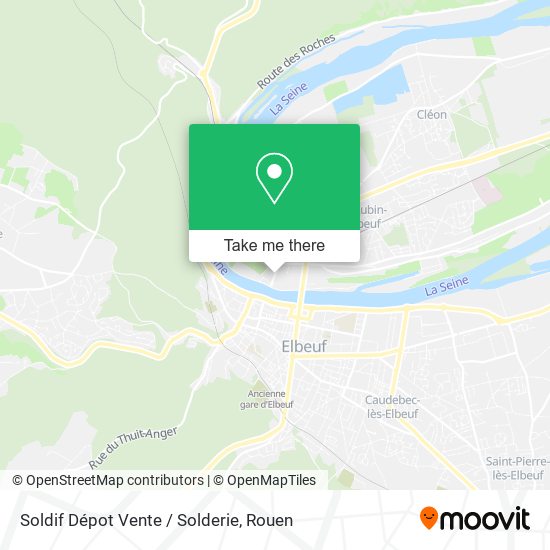 Soldif Dépot Vente / Solderie map