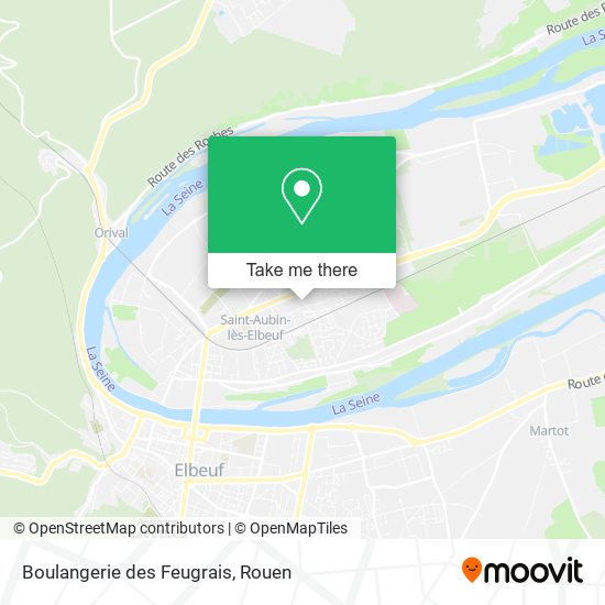 Mapa Boulangerie des Feugrais