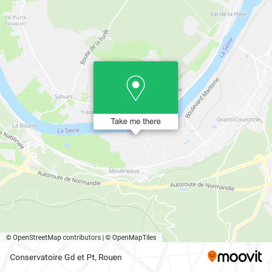 Conservatoire Gd et Pt map