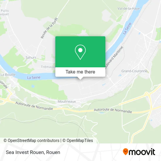 Sea Invest Rouen map
