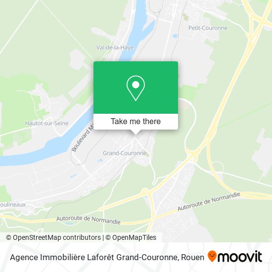 Agence Immobilière Laforêt Grand-Couronne map