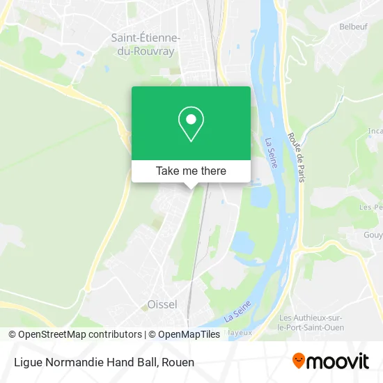 Ligue Normandie Hand Ball map