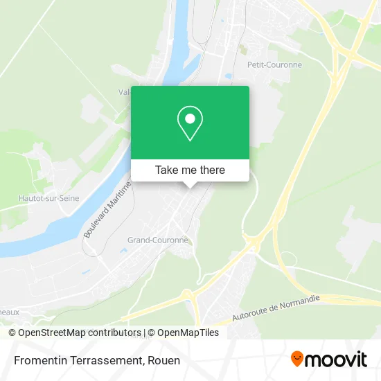 Fromentin Terrassement map