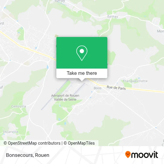 Bonsecours map