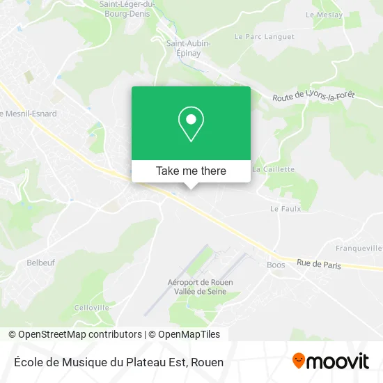 École de Musique du Plateau Est map