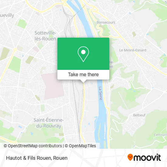 Hautot & Fils Rouen map