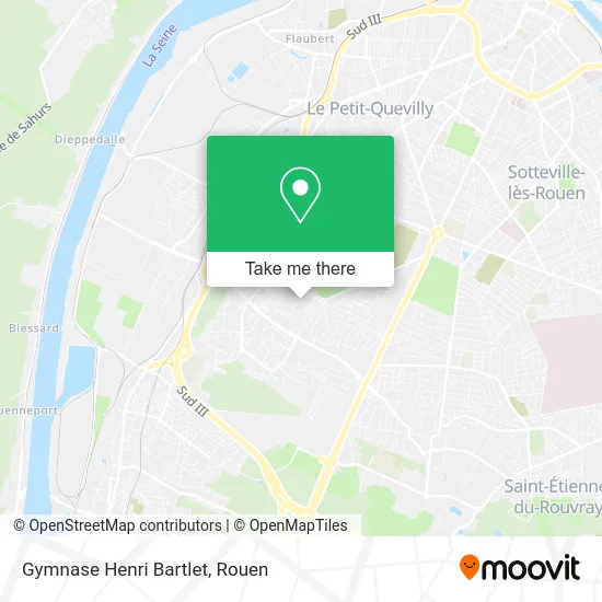 Gymnase Henri Bartlet map